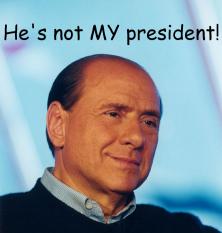 He's not MY president! / Lui non è il MIO presidente!