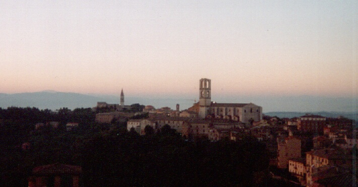 E' un'alba diversa a Perugia