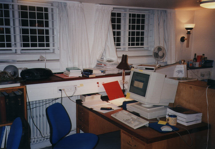 My office desk at Copenhagen Astronomical Observatory sometime in 1999