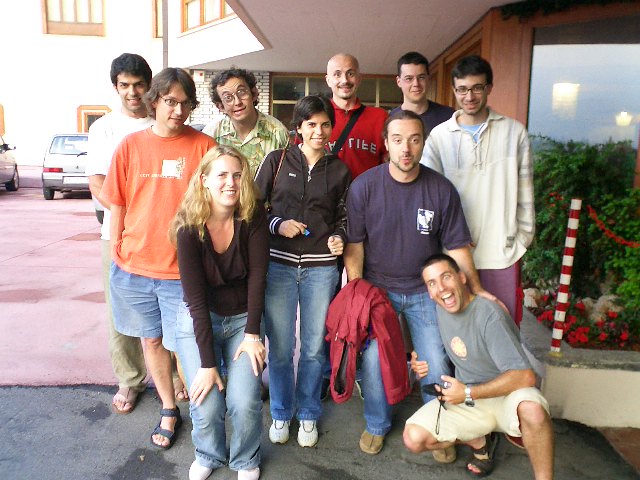 Some young folks at the SWIRE team meeting in Asiago in Summer 2005