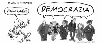 FIOM/CGIL Trade Union Strike, Rome, 16 November 2001